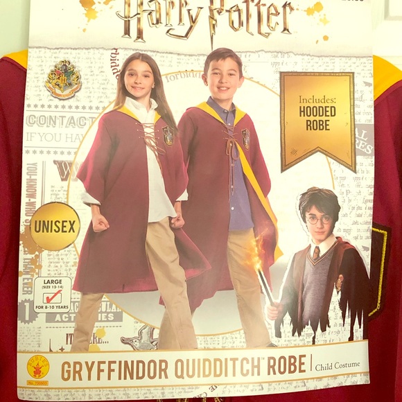 Costumes Harry Potter Gryffindor Quidditch Robe Size L Poshmark